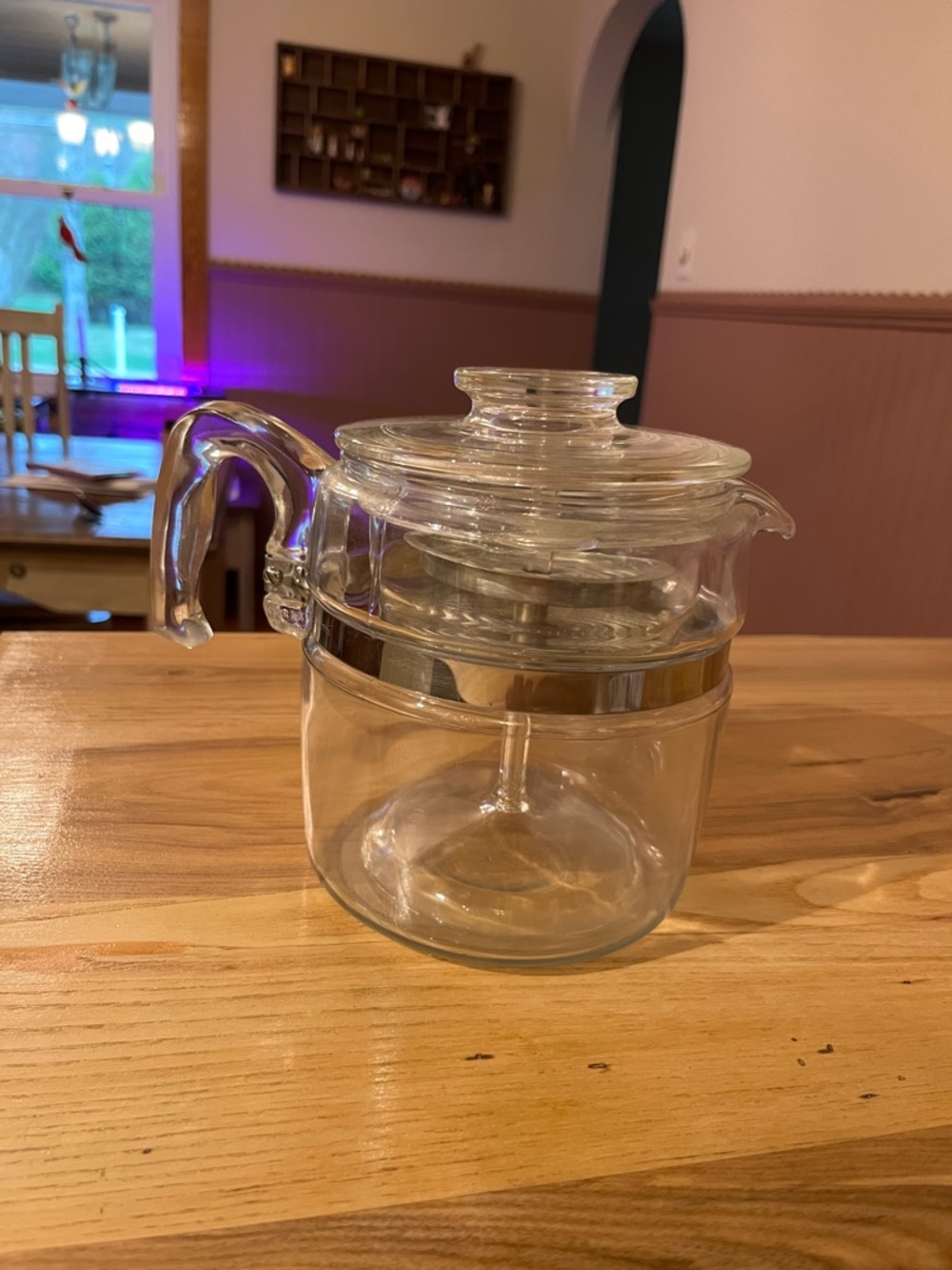 Vintage Pyrex 6 cup percolator